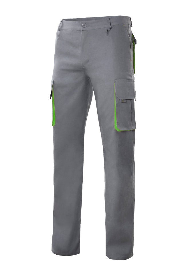 Pantalón bicolor multibolsillos serie 103004