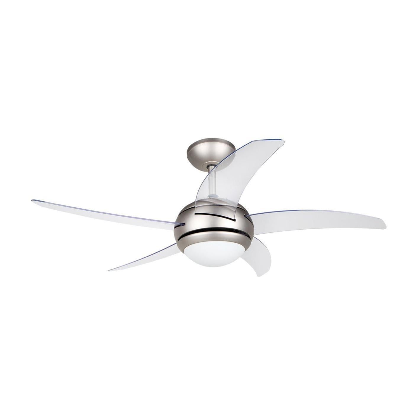 Ventilador de techo ORBEGOZO CP 50120 cromado con luz y mando