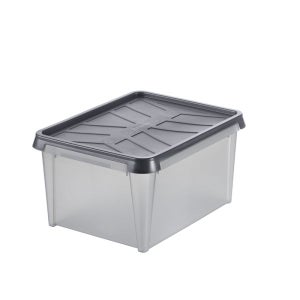 Caisse aluminium, Etanche et anti-poussière, HxLxP 33 x 39 x 28,5 cm, 27  litres