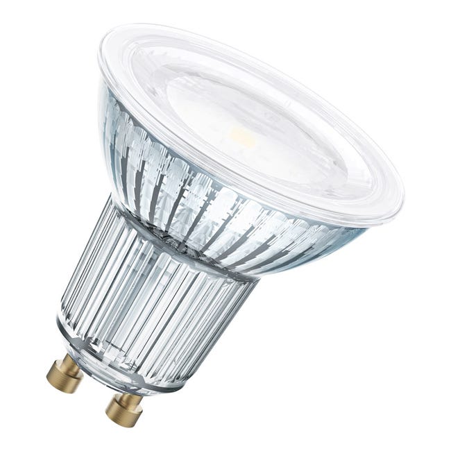 Spot LED gu10 6w dimmable éclairage 50, 55 ou 60w blanc chaud