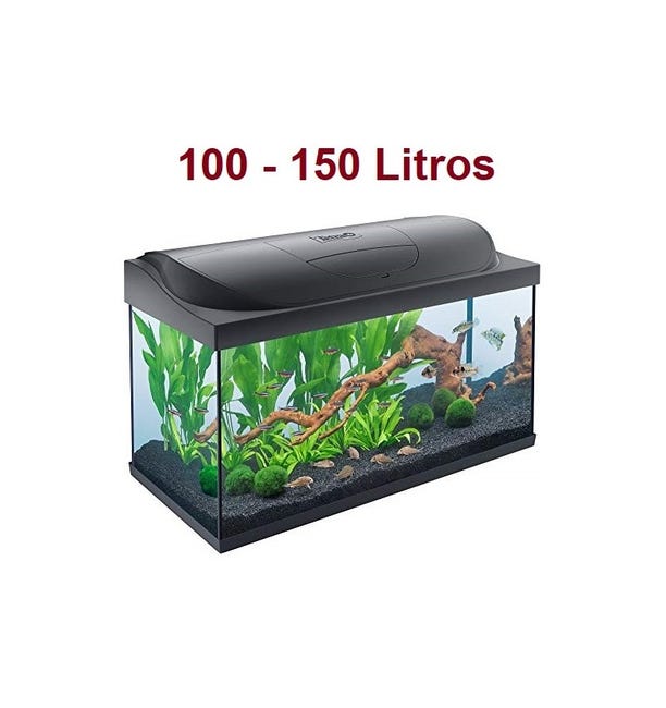 Calentador para acuarios peceras automático de 100 A 150 Litros calentar  agua Tetra HT 100