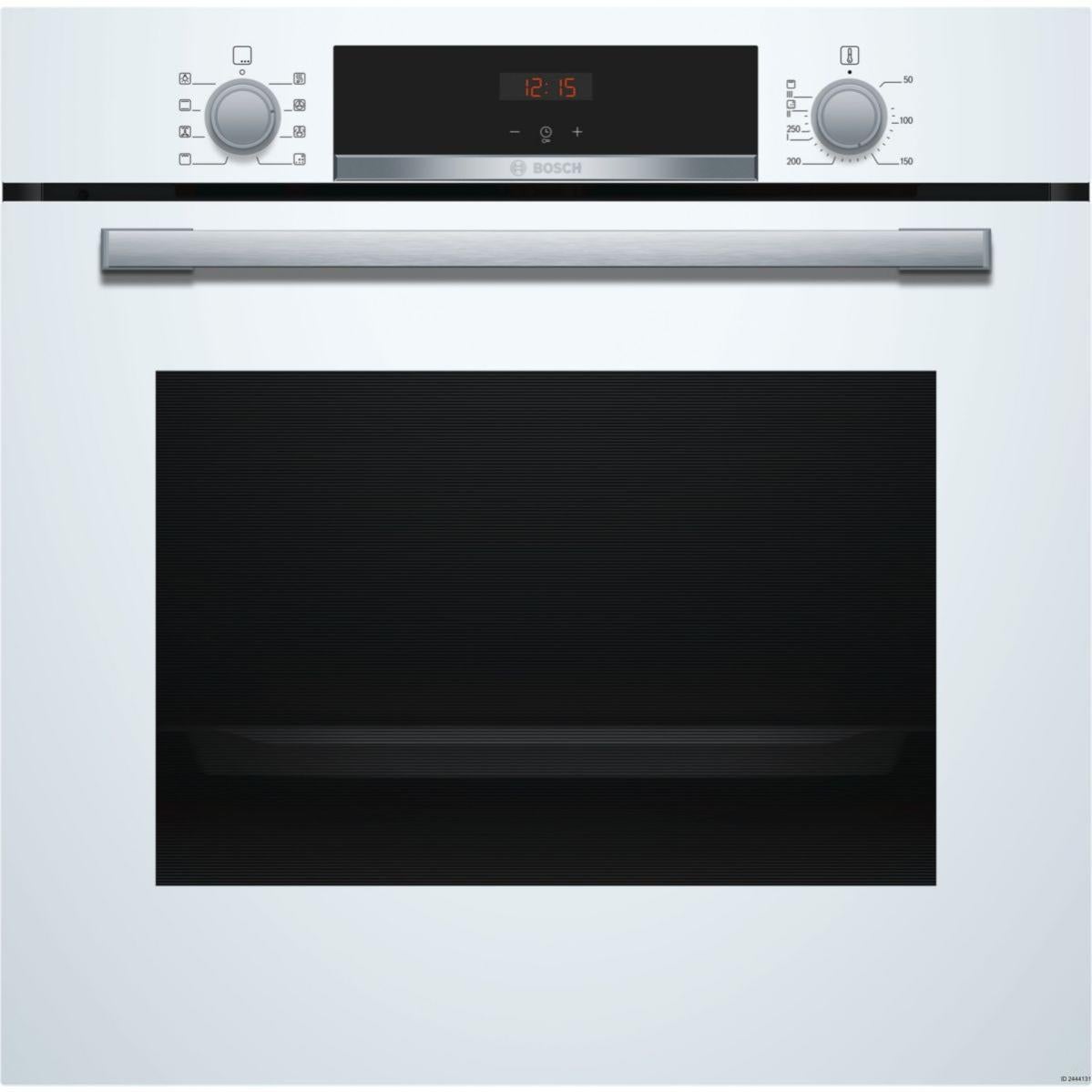 BOSCH HBA553BV0 - Forno elettrico da incasso - Aria forzata 3D + - 71L - Pulizia  Ecoclean - A - Bianco | Leroy Merlin