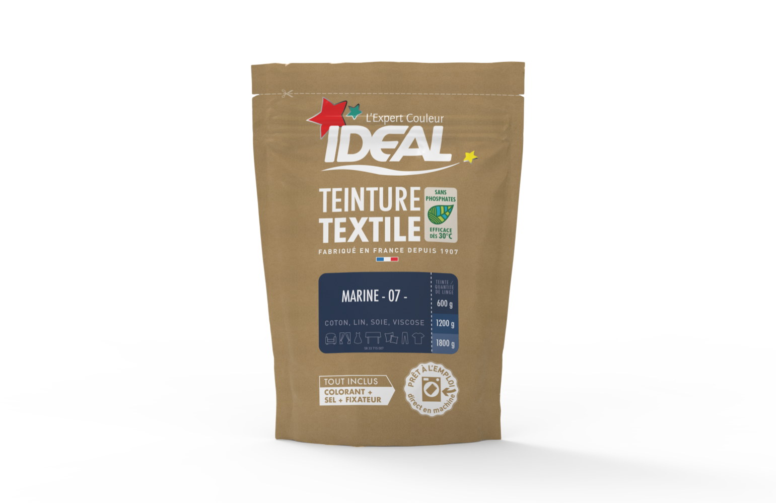 Dylon Tinta Per Tessuti In Lavatrice – Blu Marino 350g – Con Sale Incluso