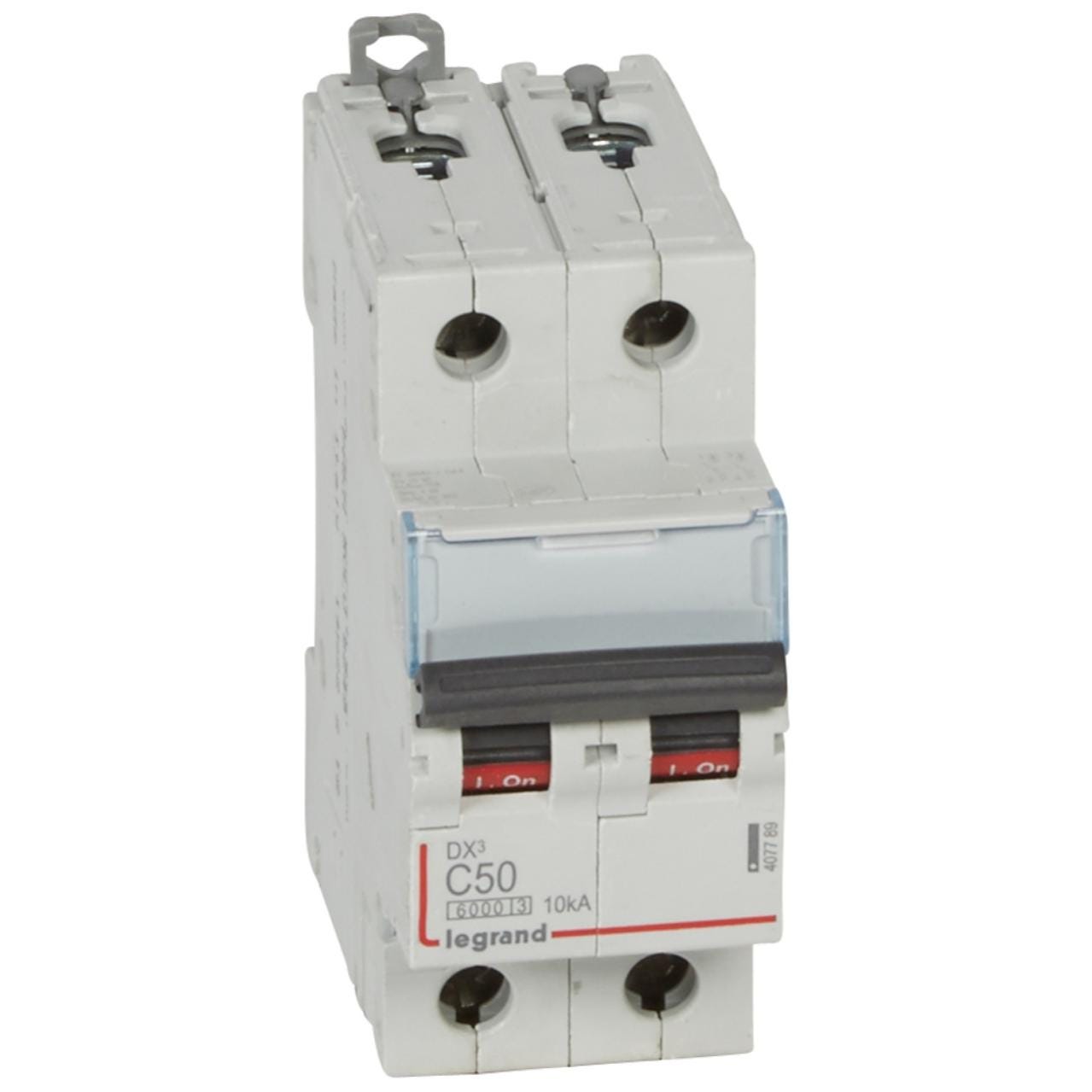 Disjoncteur iC60N 20A - 2 pôles - courbe C - 10kA Acti9 Schneider Disjoncteur iC60N 20A - 2 pôles - courbe C - 10kA Acti9 Schneider