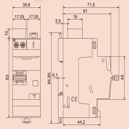 LEGRAND 411525 - Interrupteur différentiel, 2P 40A, TypeAC, 300mA