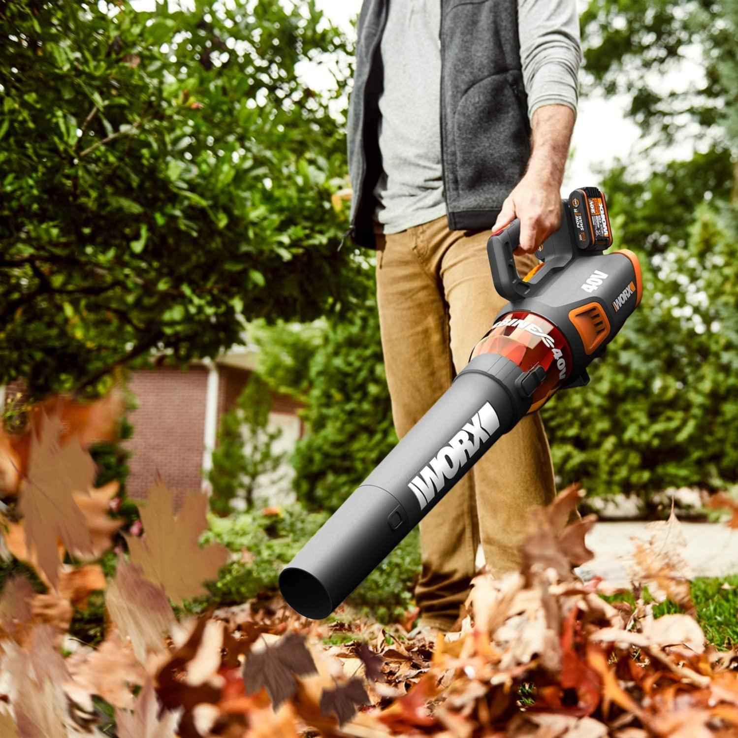 WORX Soffiatore A Batteria WG584E Leroy Merlin WORX Soffiatore A Batteria WG584E Leroy Merlin