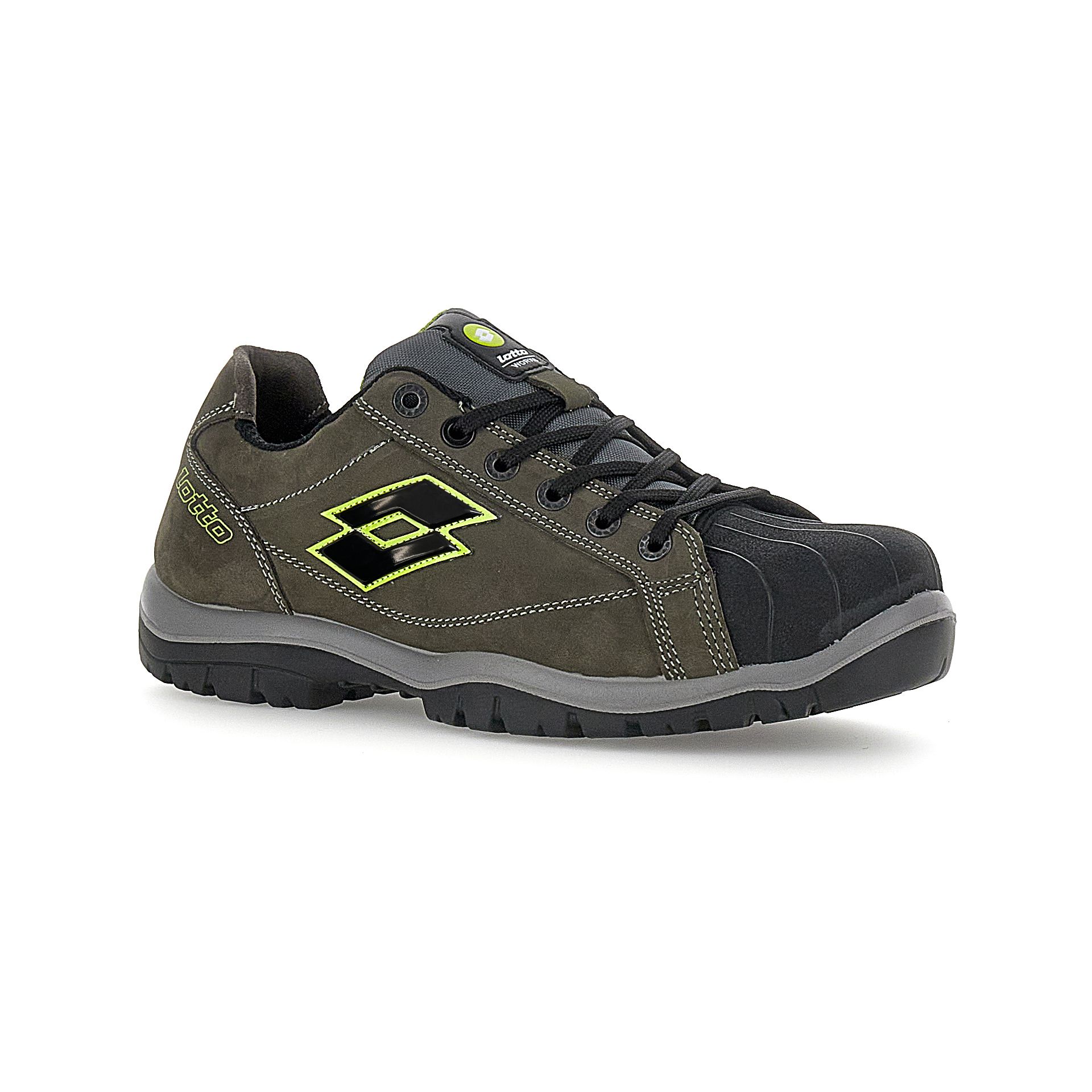 SCARPE ANTINFORTUNISTICHE LOTTO JUMP 700 S3 SRC 44 ASPHALT ACACIA GREEN