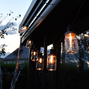 Guirlande lumineuse d'extérieur LED L6m TRANSPARENT