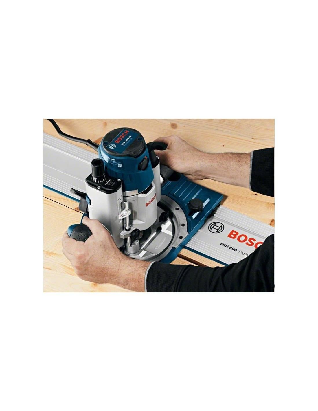 Compas De Fraisage Bosch Avec Adaptateur Rails Guidage | Pour Défonceuses POF/GOF Series | Réglage Continu | Made In Germany