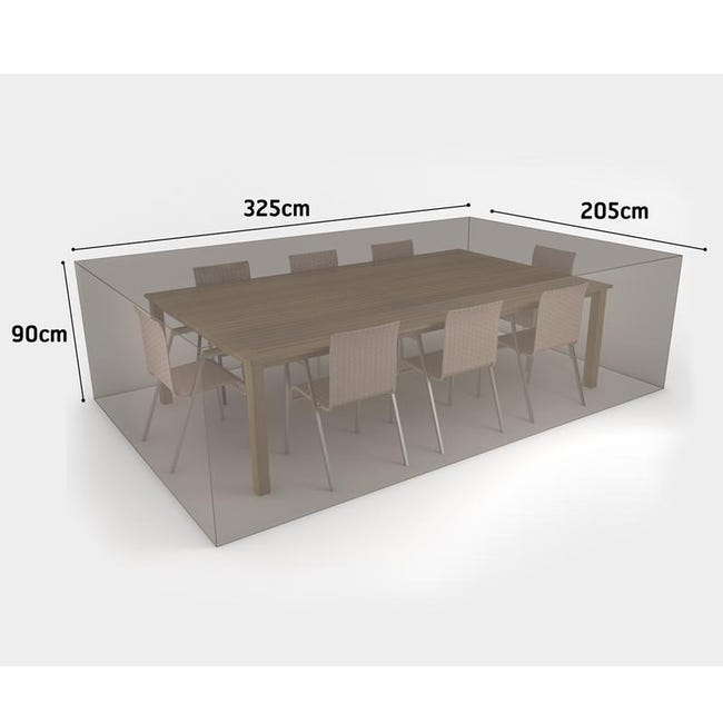 Housse de protection Meuble Table 420D étanche L.350 x l.260 x H