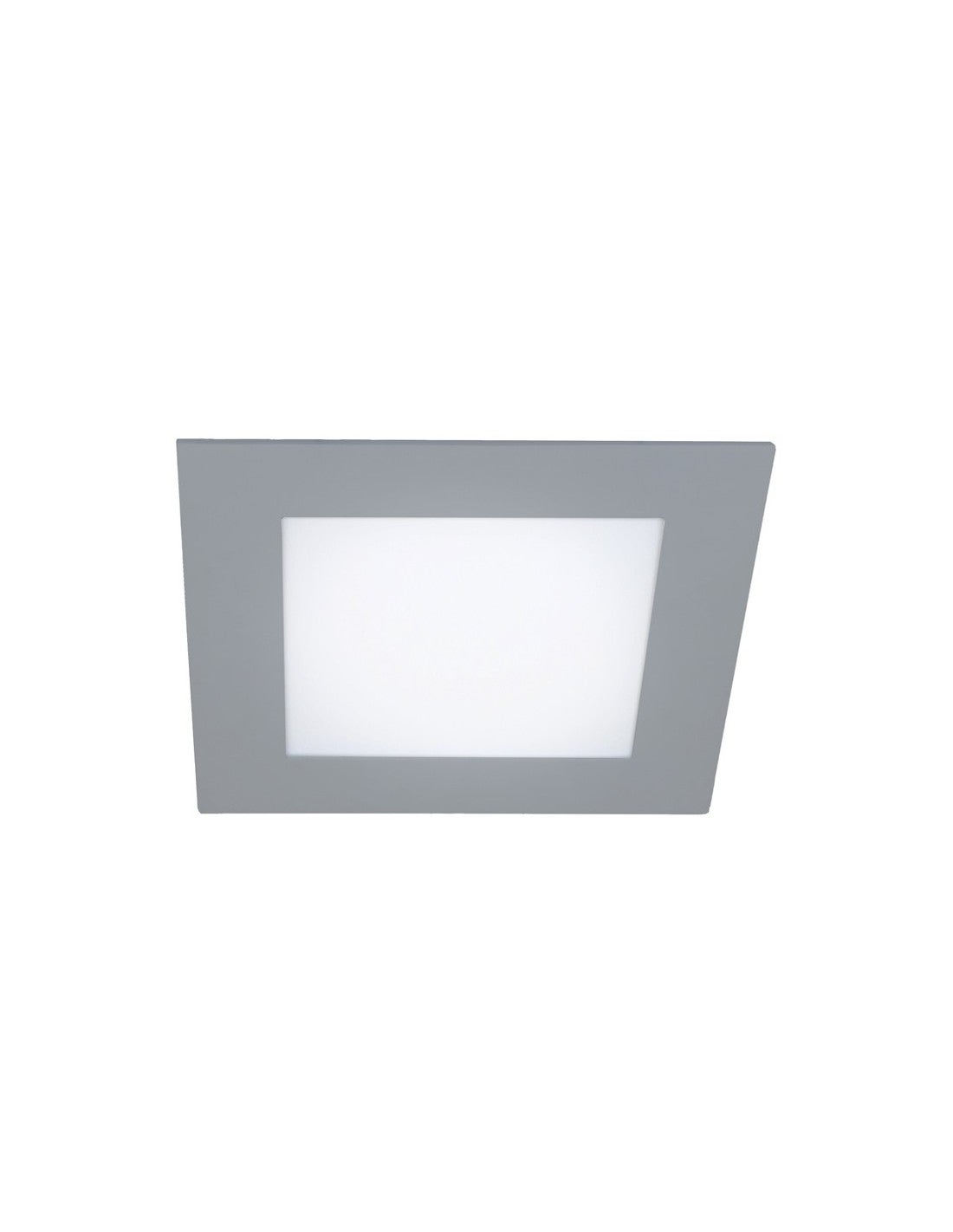 Downlight de led 6w 4000k know cuadrado gris cr 02-200-06-181