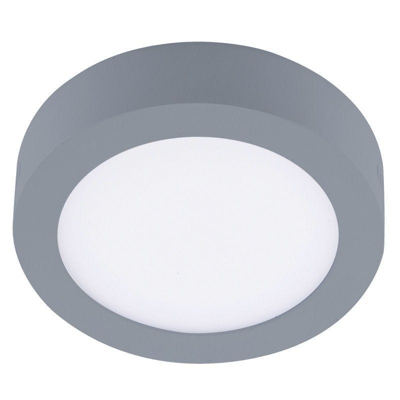 Downlight de superficie LED 6W Know cuadrado gris - Cristalrecord