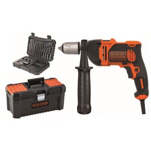 Black & Decker Trapano A Percussione A Filo Compact Modello BEH710K  Utensili Da Lavoro