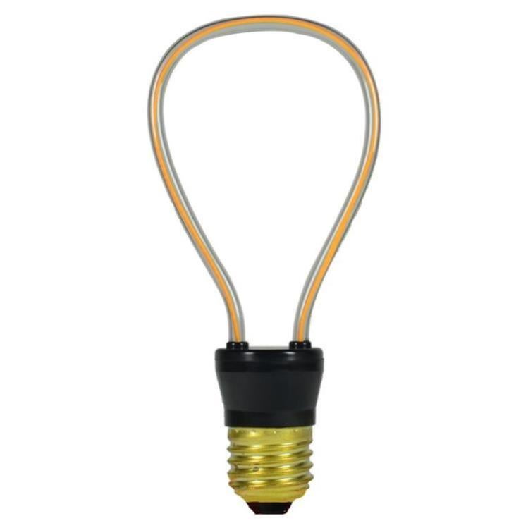 NEON POIRE Ampoule LED néon E27 Ø7cm 2200K 4W = 35W 260 Lumens