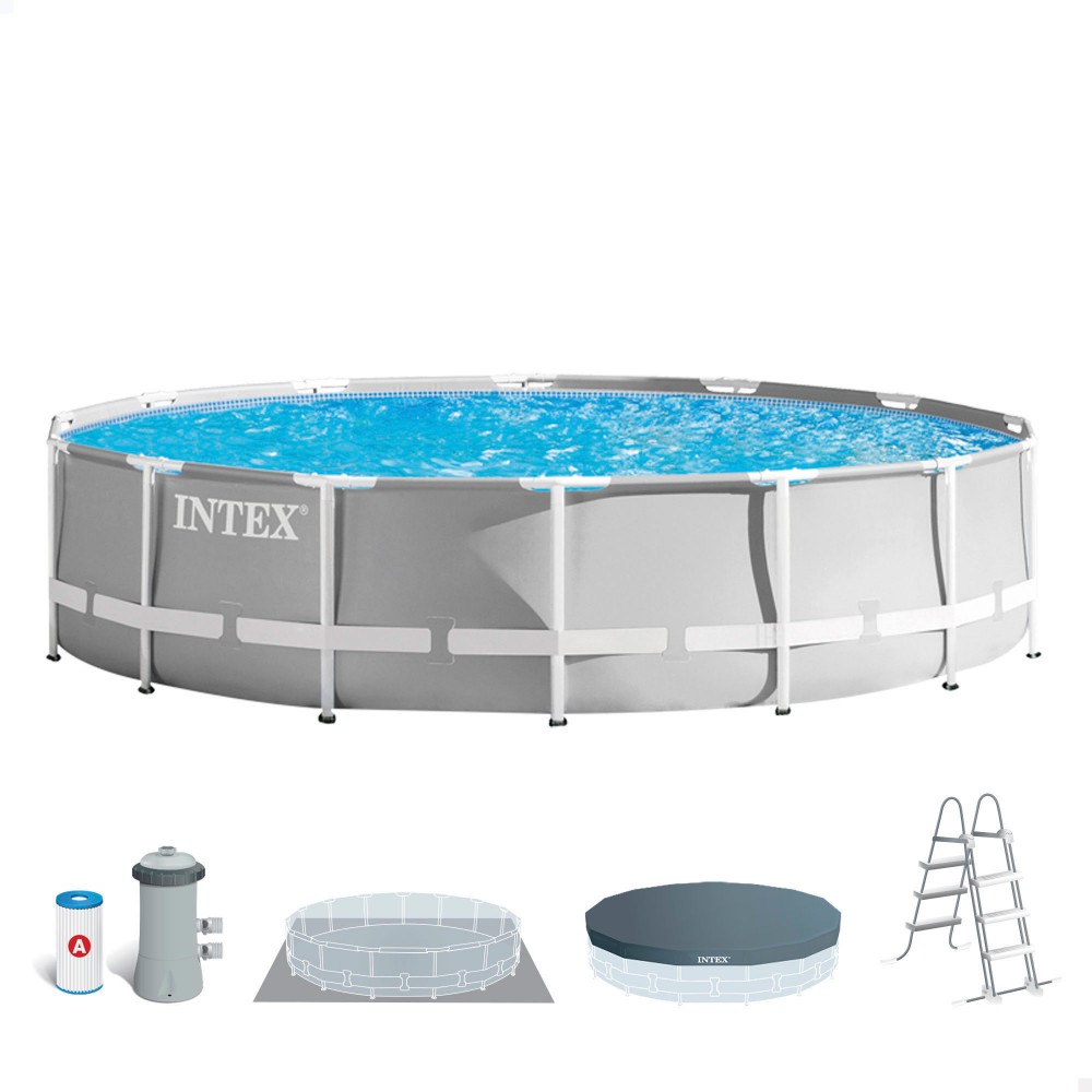 Piscina Elevada Redonda Intex Prism Frame Con Depuradora