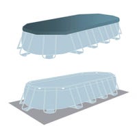 INTEX - Set Piscina Rotonda con Telaio Ultra XTR 488x122 cm INTEX - Set Piscina Rotonda con Telaio Ultra XTR 488x122 cm
