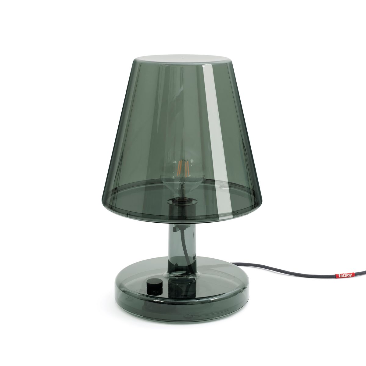 Lampe de table trans-parents gris foncé Fatboy | Leroy Merlin