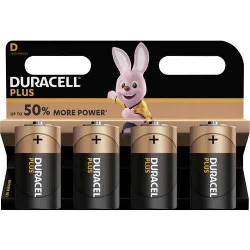 Duracell Plus LR20 Pile LR20 (D) alcaline(s) 1.5 V 4 pc(s) - 3