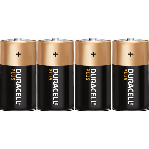Lot de 8 piles Duracell D Plus 1,5 V - alcalines - LR20 MN1300 - Batterie