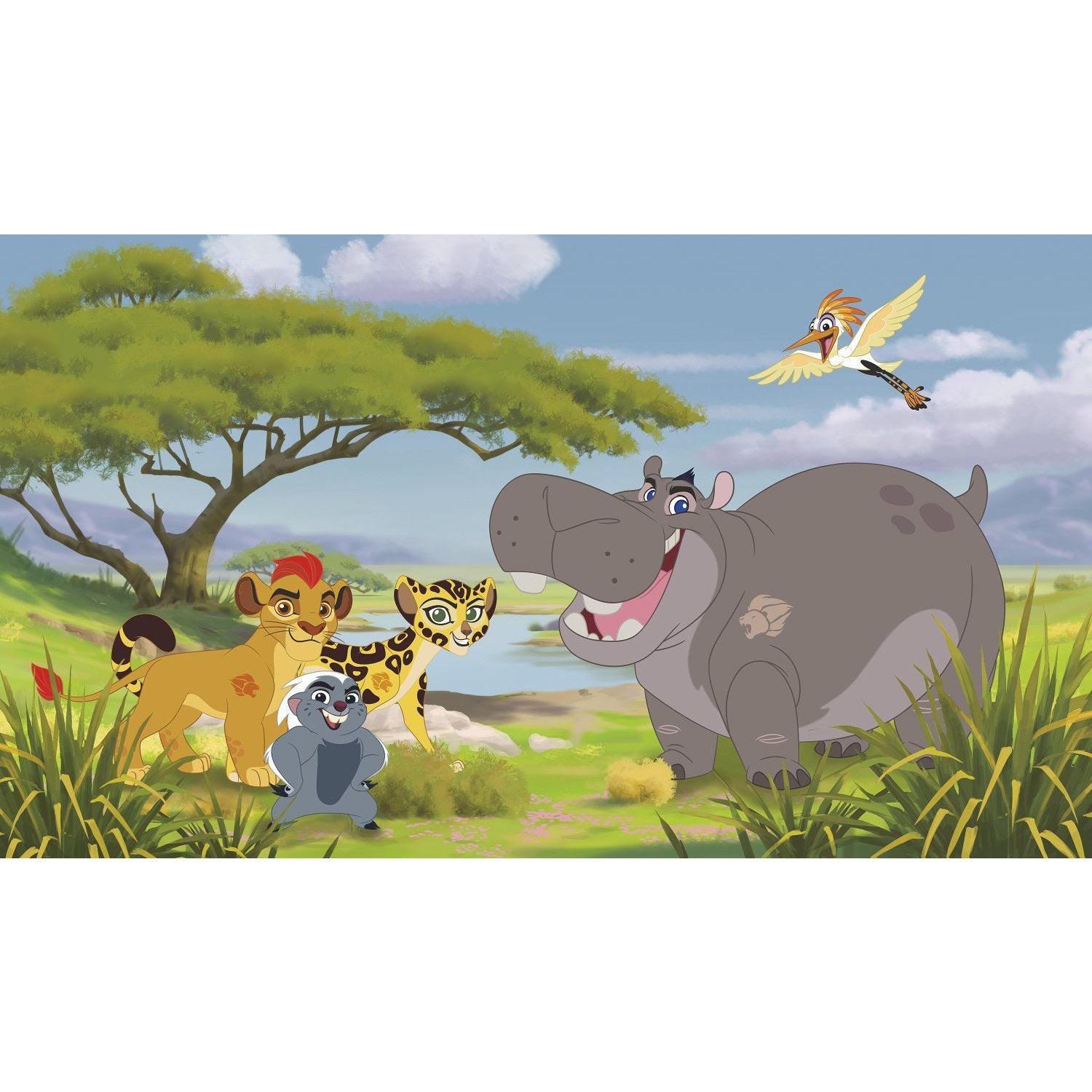 Papier peint intisse La garde du Roi lion Disney 180X202 CM  Papier peint  sur Papier peint pour enfant sur Déco de Héros