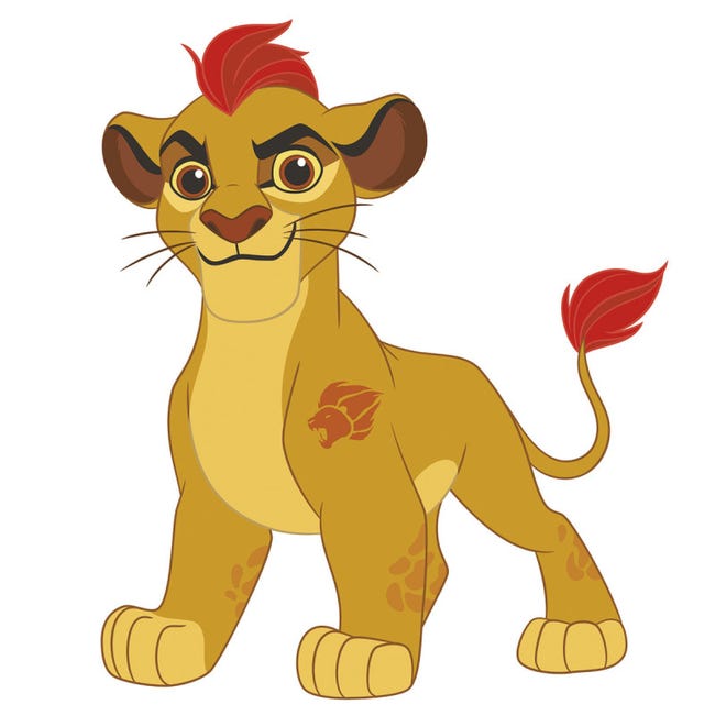 Stickers personnage Kion La Garde du Roi Lion Disney