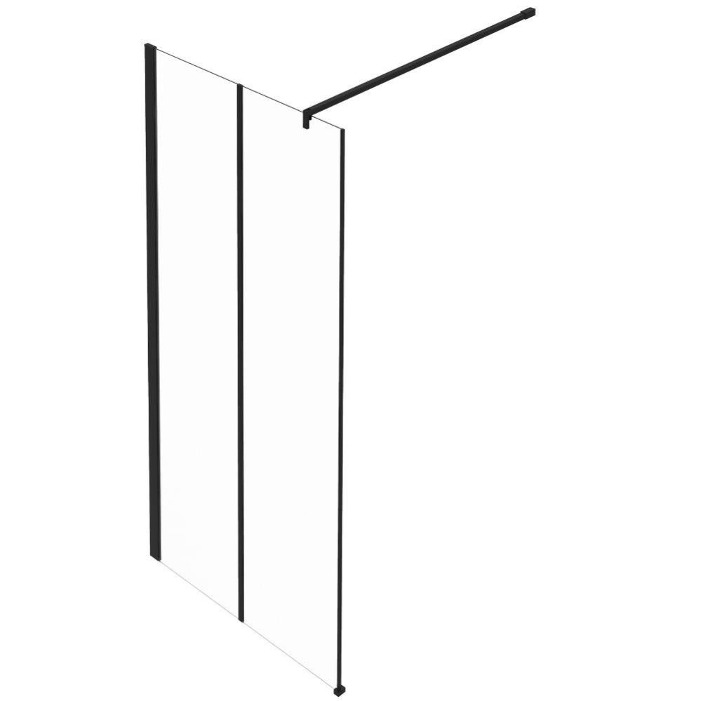 Paroi de douche JACOB DELAFON Serenity, noir mat 100 cm Leroy Merlin