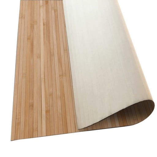 Alfombra de bambú Bamboo cool (Wengué, 240 x 160 cm)