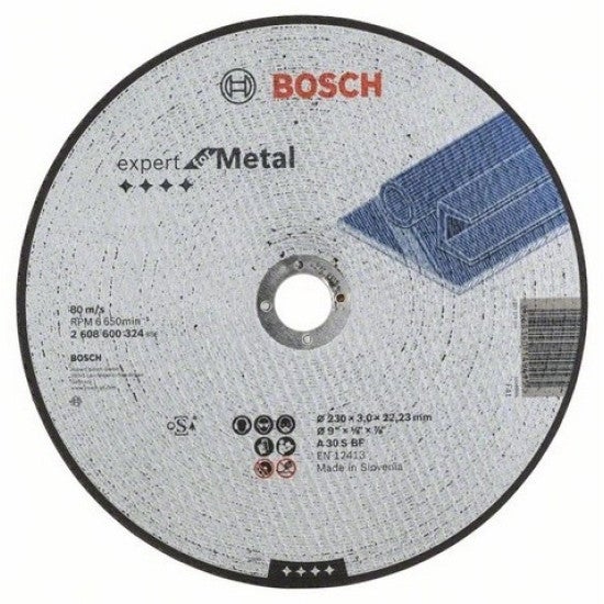 Bosch disque à tronçonner métal 125x2,5x22,23 mm plat
