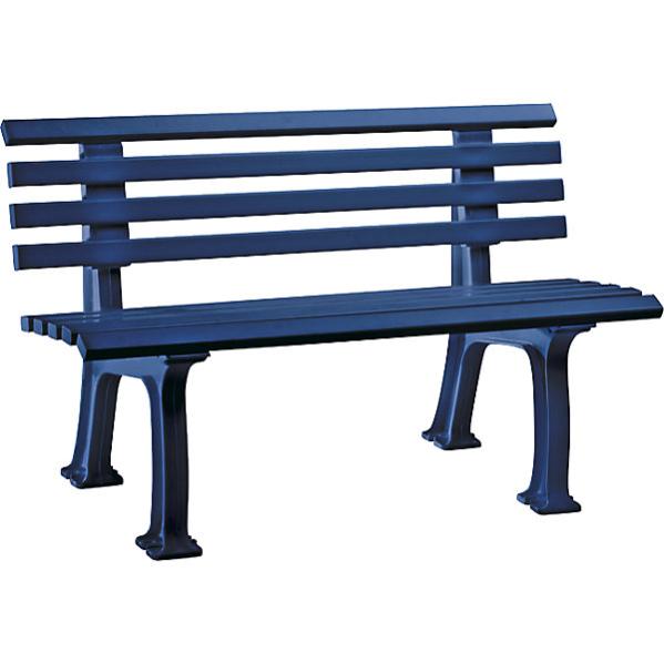 Panchina Da Giardino Bruna IRYS Con Gambe In Acciaio E Schienale In Ghisa Larghezza 127 Cm