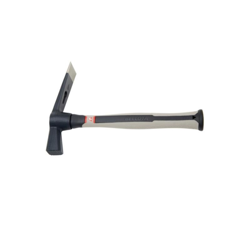 AUSONIA - Marteau De Bouchardage 1000g - Tête Acier C45 Trempée - Manche Bois 27cm - Revêtement époxy
