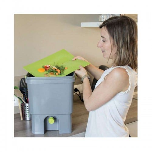 Compostiera da cucina da 16L con attivatore di compost
