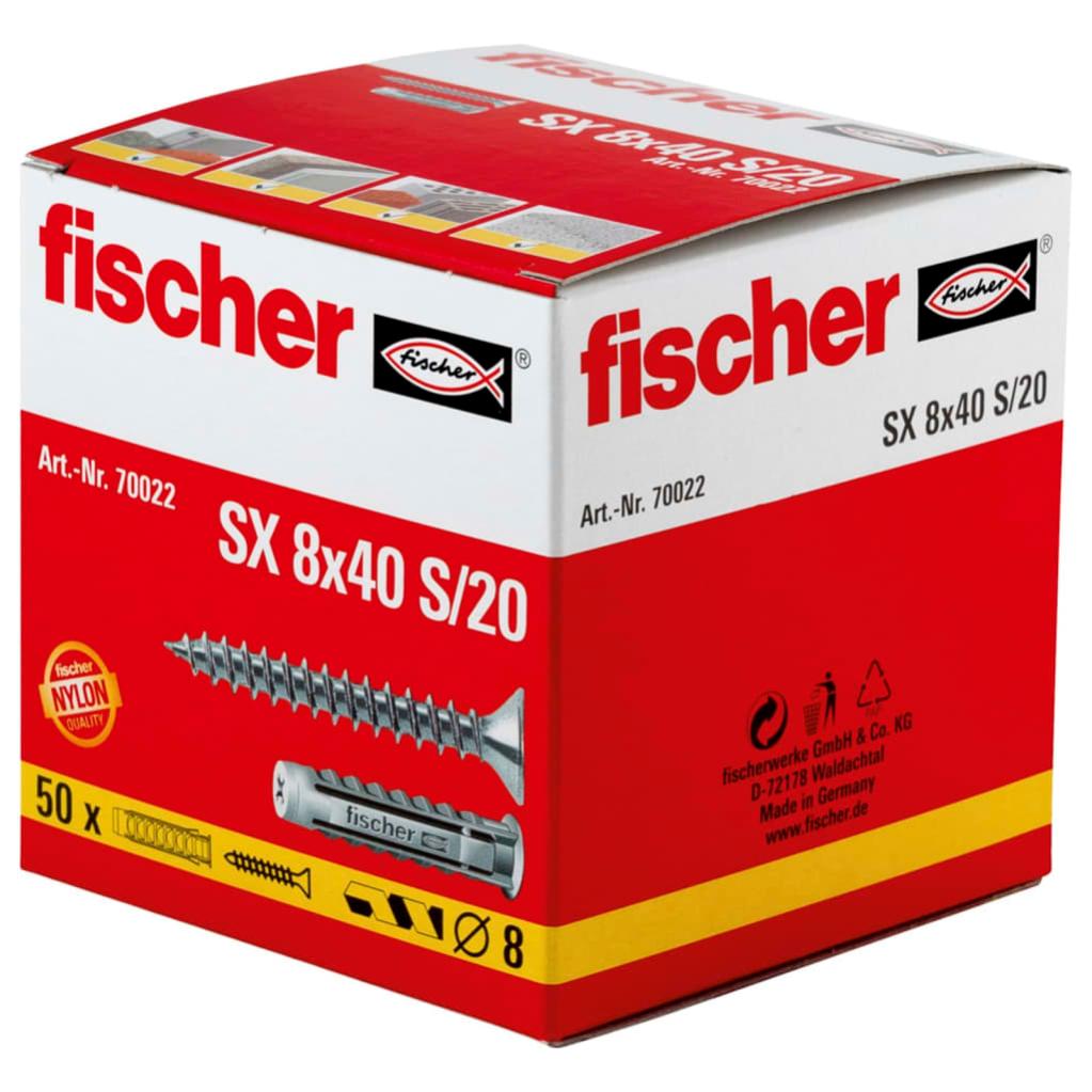 cancano x cartongesso laterizi codice 52186 new Fischer tasselli in nylon SB 8 