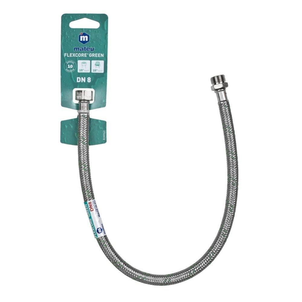 Tubo Gas Flessibile Acciaio Unicooker 1/2 Pollice Femmina Femmina Rivestito In Gomma