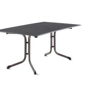 Table Pliante Plateau MECALIT-PRO Marbre Blanc Pieds Blanc 70 x 70 cm  SIEGER - Achat/vente table de jardin pliante Sieger