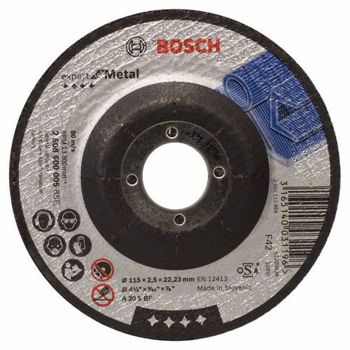 Bosch Bosch Accessories 2608603503 2608603503 Disque à tronçonner à moyeu déporté 115 