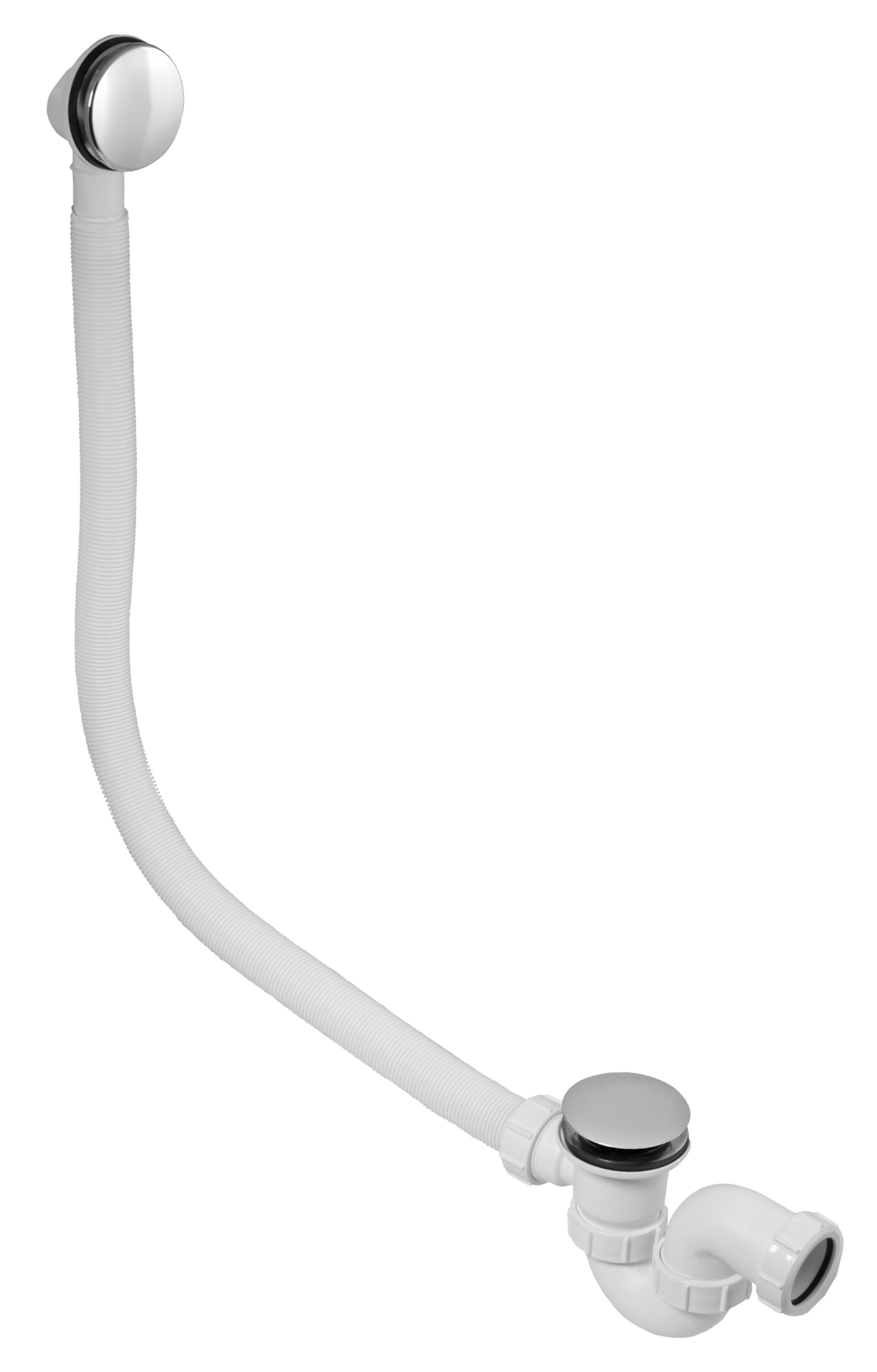 Tappo Per Vasca Cromato Argento – In Metallo, Universale, Facile Da Installare, Con Funzione Antiscivolo, Per Bagno Elegante