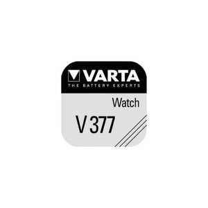 5 piles Varta V377 / V 377 (SR 66) Bouton Oxyde d'argent