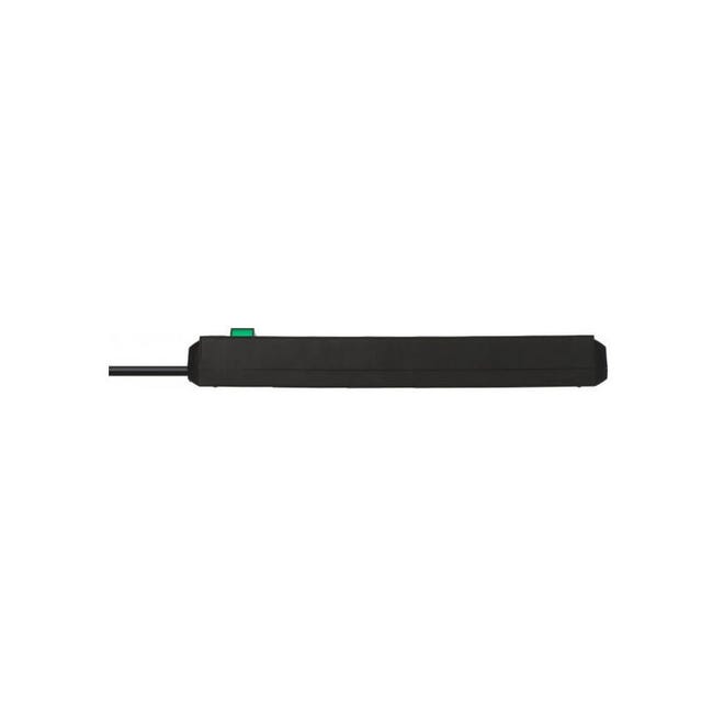 Base múltiple Comfort-Line Plus negra con clavija plana (4 tomas)  Brennenstuhl 1153100100