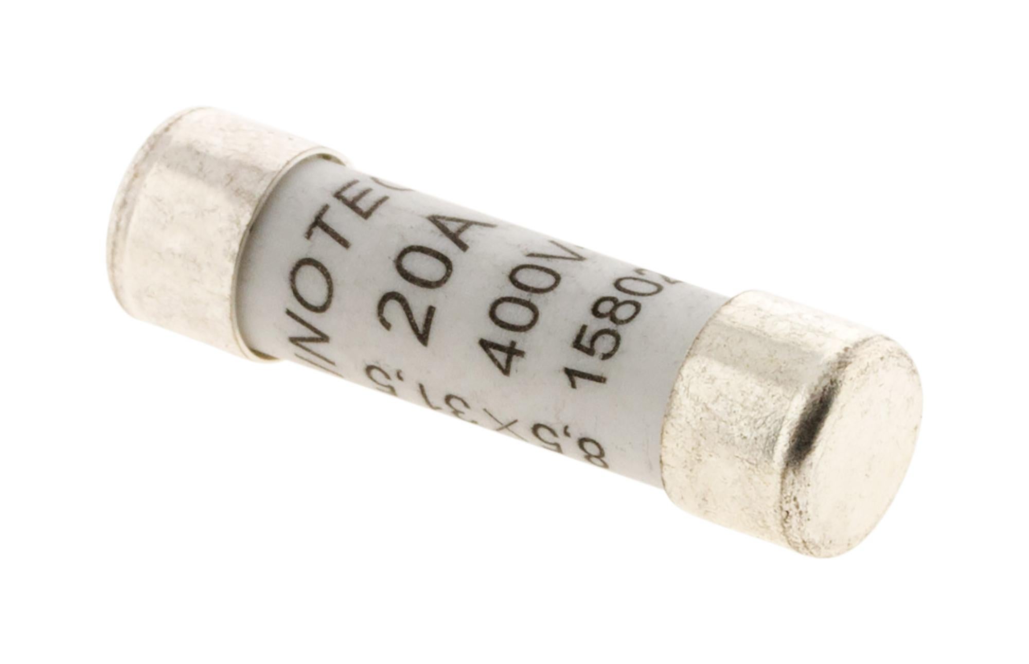 Zenitech - Lot De 3 Fusibles Céramique 20A Avec Voyant - NF - 8,5x31,5 Mm
