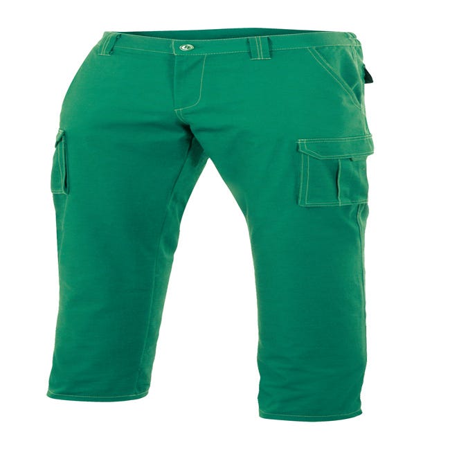 Pantalones Largos DeTrabajo, Multibolsillos, Resistentes, Rodilla  Reforzada, Gris/Amarillo Talla 42/44 M