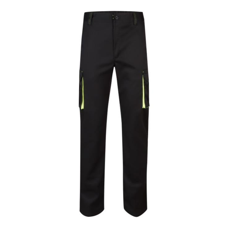 Pantalon Tobillero  Algodón Stretch Bicolor