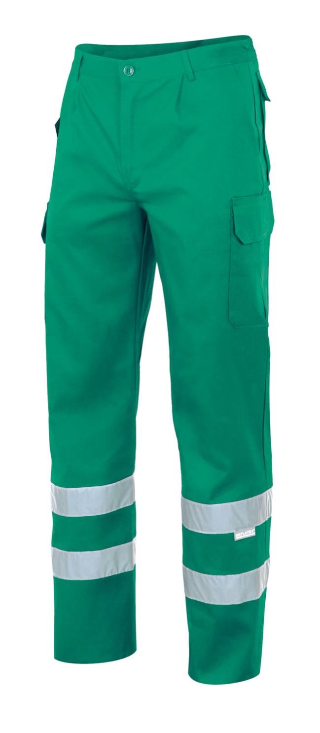 Pantalon de costume en maille fluide et extensible homme vert fonce