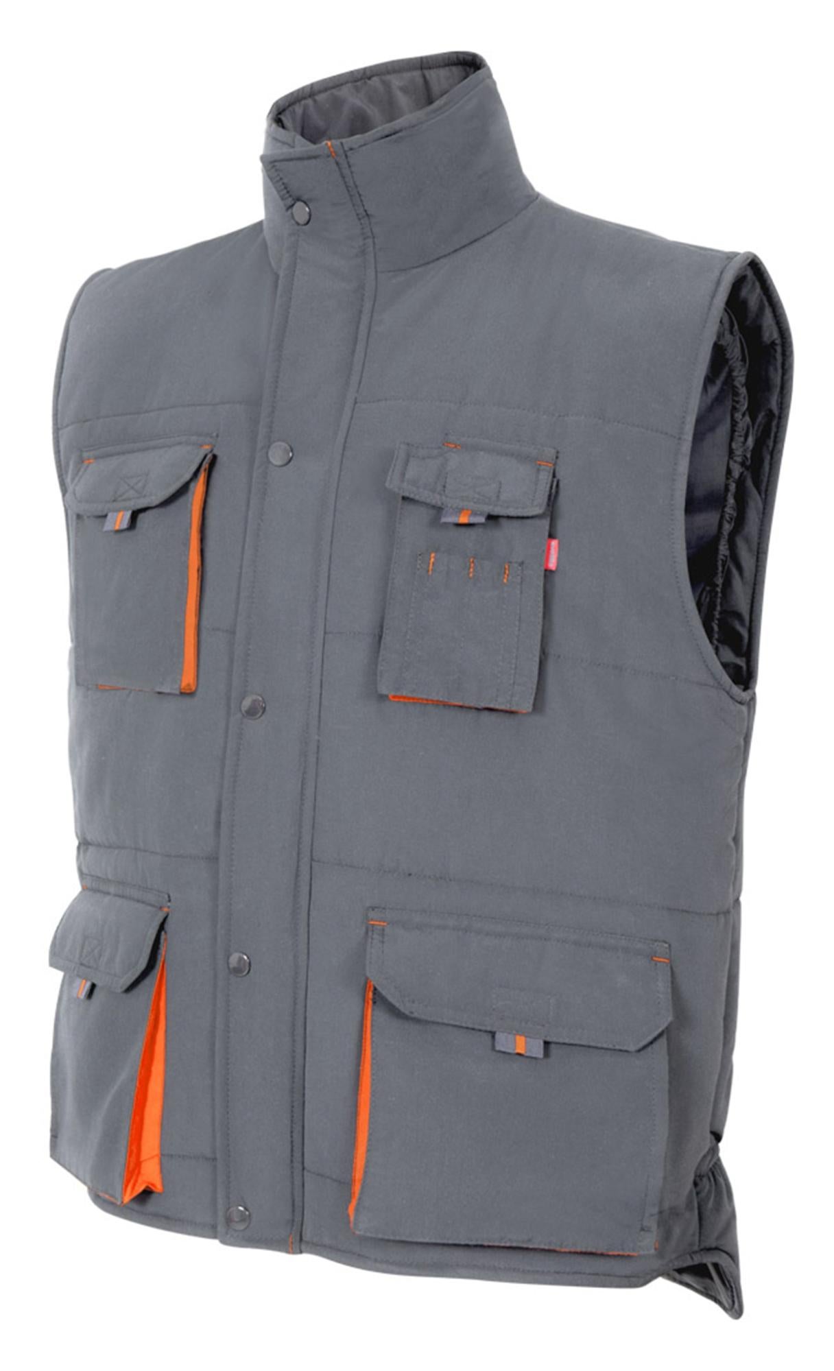 Gilet Polaire Sans Manches Homme - Multipoches - Taille M à 6XL - Hiver - Travail, Sport, Extérieur - Coupe Décontractée