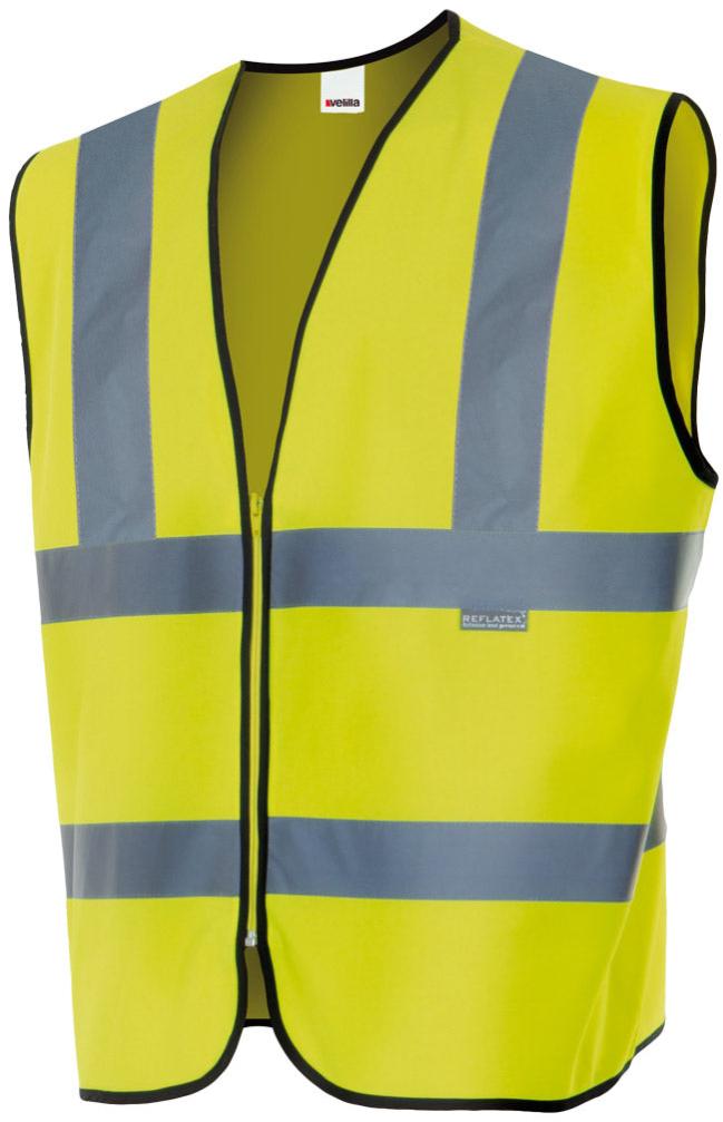 Velilla Gilet AV 2XL Jaune Fluo Leroy Merlin
