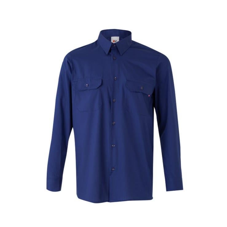 Velilla Chemise Manches Longues - 65% Polyester, 35% Coton - 9 Couleurs