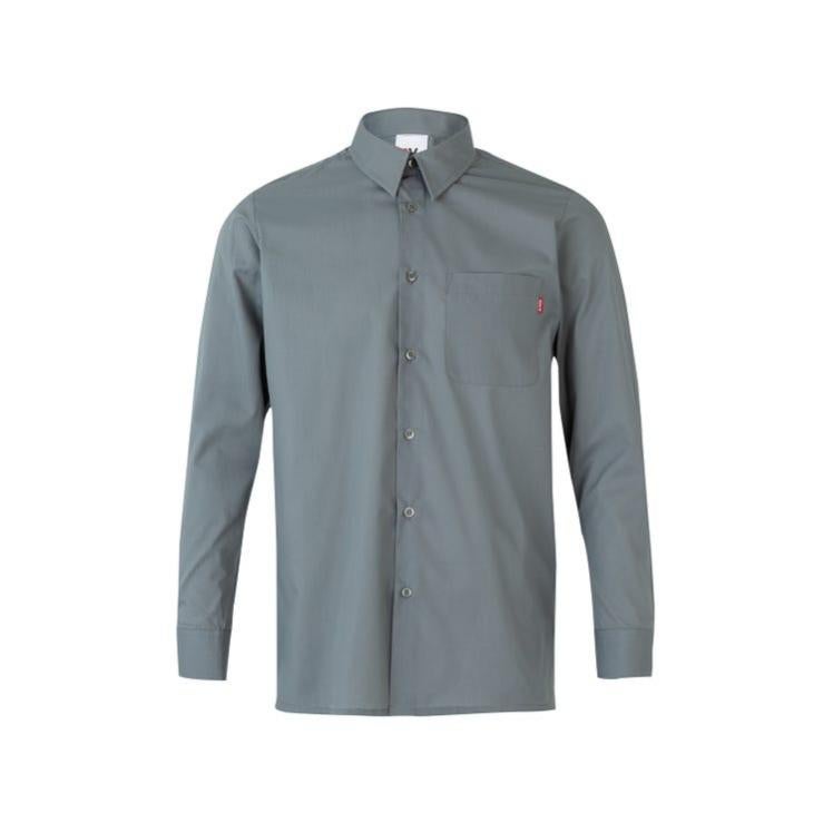 Chemise Yves Dorsay Homme - 2XL - Bleu Uni - Coton Avec Poches - Très Bon état
