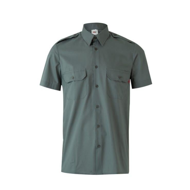 Chemise De Travail Velilla Manches Courtes - Galonnières, 65% Polyester 35% Coton - Pour Sécurité, Uniforme