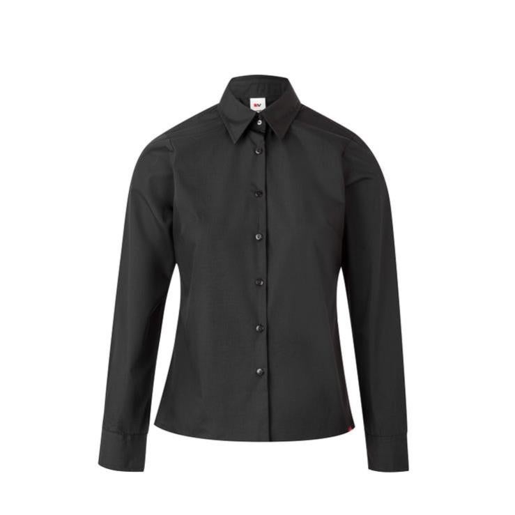 Chemise De Bureau Gerlin Italienne - Taille S Noir Rayures Rouges - Coton - Occasion Très Bon état