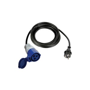 V-TAC VT-1124-3 Rallonge électrique Multiprise extérieure 4 x Schuko 16A EU  standard câble 3m IP44 - sku 8814