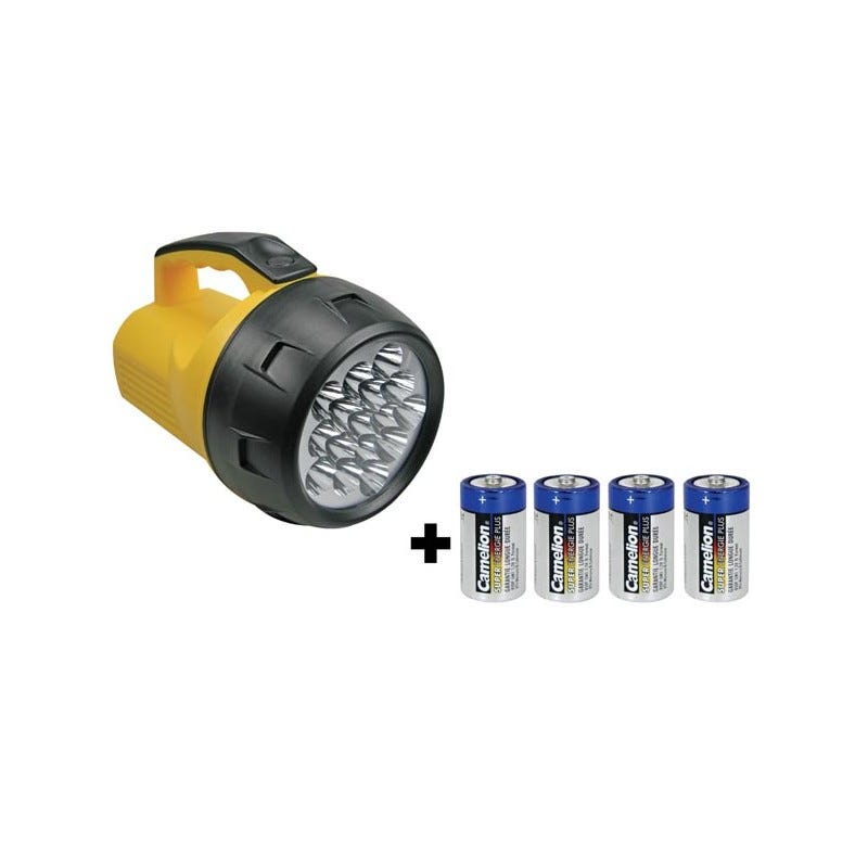 Lampe d'Appoint Ultra Puissante 120 lumens - Technologie COB - Sans Fil -  Inclinable 180 - Lampe Torche a Poser ou Portable - Pour Bricolage, Camping